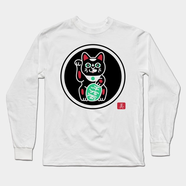 Munroe-neko Long Sleeve T-Shirt by NeedlePig